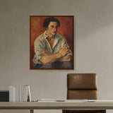 Picasoul - Artist - Portrait Of A Young Man - Framed Canvas