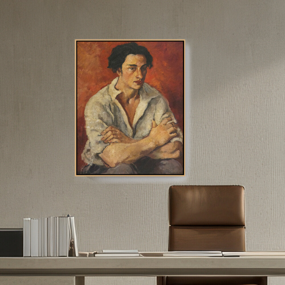 Picasoul - Artist - Portrait Of A Young Man - FLOATING FRAME