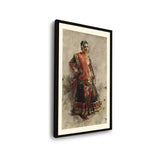 Indian Dancing Girl - WALL MOUNT FRAME