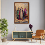 Sufi Women - Framed Canvas