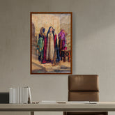 Picasoul - Artist - Sufi Women - Framed Canvas