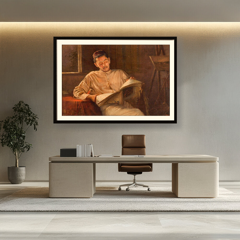 Picasoul - Artist - At Rest Pestonji Bomanjee - WALL MOUNT FRAME