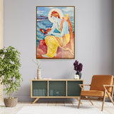 Sree Ram With Little Squirrel - FLOATING FRAME