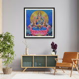 Lakshmi With A Kalasha - WALL MOUNT FRAME