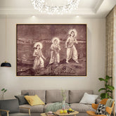 Picasoul - Artist - Rama With Sita And Laxman - FLOATING FRAME