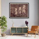 Rama With Sita And Laxman - WALL MOUNT FRAME