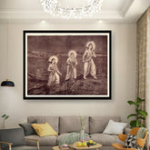 Picasoul - Artist - Rama With Sita And Laxman - WALL MOUNT FRAME