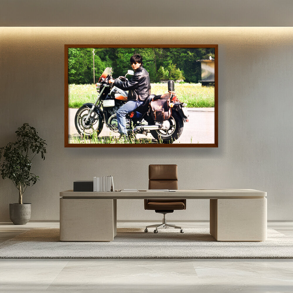 Picasoul - Artist - Shah Rukh Khan, The Lead Actor - Framed Canvas