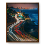 California State Route - Framed Canvas