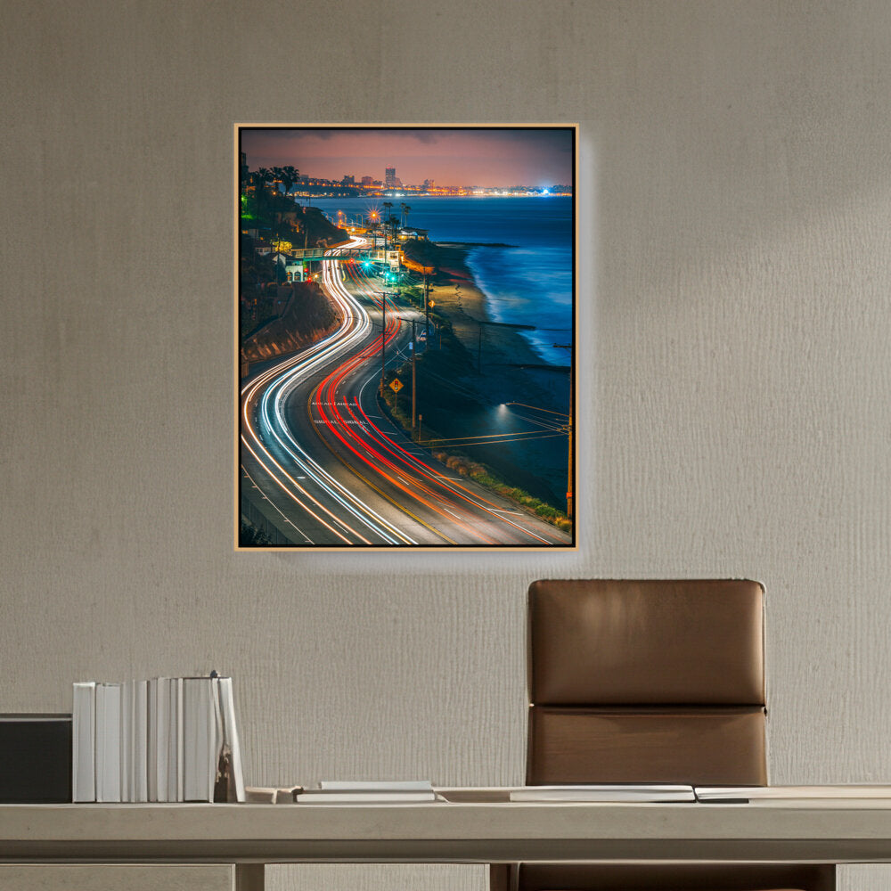 Picasoul - Artist - California State Route - FLOATING FRAME