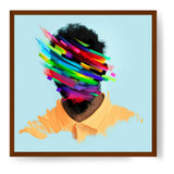 Faceless - Framed Canvas