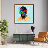 Faceless - Framed Canvas