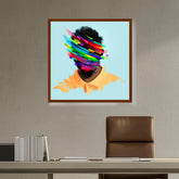 Picasoul - Artist - Faceless - Framed Canvas