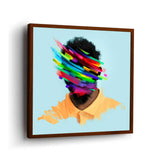 Faceless - Framed Canvas