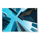 Skyscraper Tower Buildings - Acrylic Wall Photo