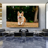 Picasoul - Artist - Cute Welsh Corgi Dog - Wall Canvas