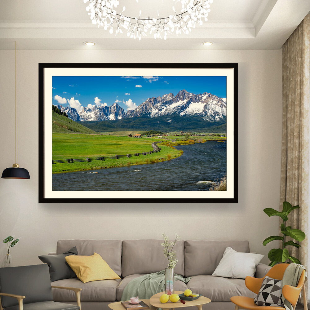 Picasoul - Artist - Stanley Idaho - WALL MOUNT FRAME