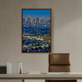 Picasoul - Artist - Scenic View Of Los Angeles - Framed Canvas