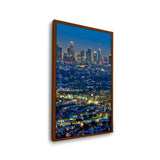Scenic View Of Los Angeles - Framed Canvas