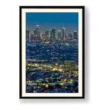 Scenic View Of Los Angeles - WALL MOUNT FRAME