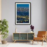 Scenic View Of Los Angeles - WALL MOUNT FRAME