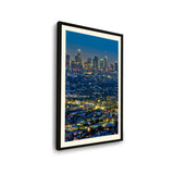 Scenic View Of Los Angeles - WALL MOUNT FRAME