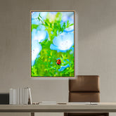 Picasoul - Artist - Red And Black Ladybug - FLOATING FRAME