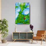 Red And Black Ladybug - Wall Canvas