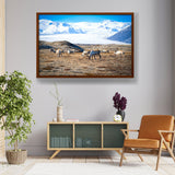 Iceland In October - Framed Canvas