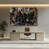 Picasoul - Artist - Aerial View Of Manhattan - Wall Canvas