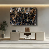 Picasoul - Artist - Aerial View Of Manhattan - Wall Canvas