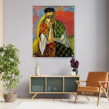 Odalisque With Gray Pants - Acrylic Wall Photo