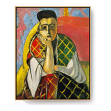 Odalisque With Gray Pants - FLOATING FRAME