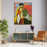 Odalisque With Gray Pants - FLOATING FRAME