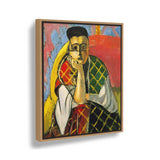 Odalisque With Gray Pants - FLOATING FRAME