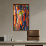 Picasoul - Artist - Madame Kupka Among Verticals - Framed Canvas