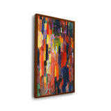 Madame Kupka Among Verticals - Framed Canvas