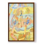 Decorative Triple Painting - Framed Canvas