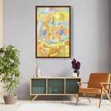 Decorative Triple Painting - Framed Canvas