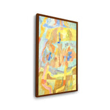 Decorative Triple Painting - Framed Canvas