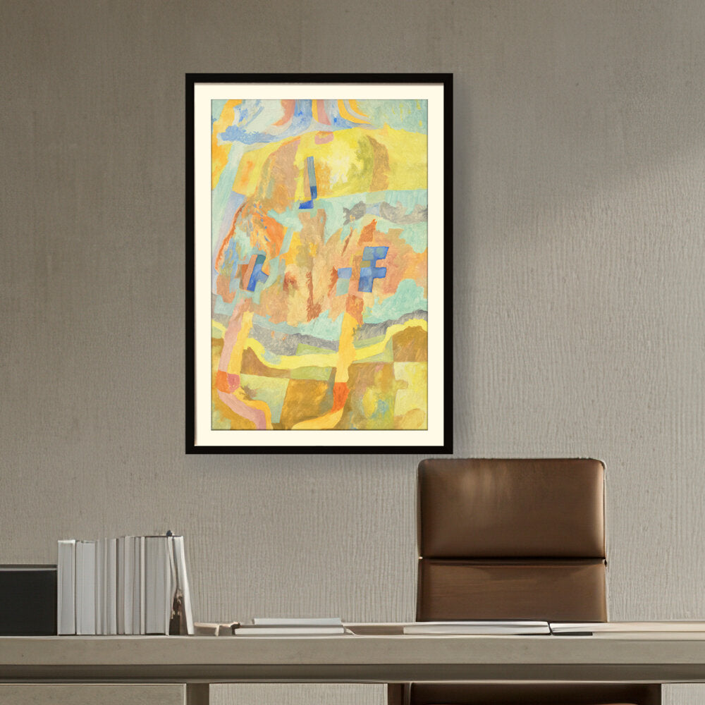 Picasoul - Artist - Decorative Triple Painting - WALL MOUNT FRAME