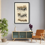 Ephemeral Strokes Painting - WALL MOUNT FRAME