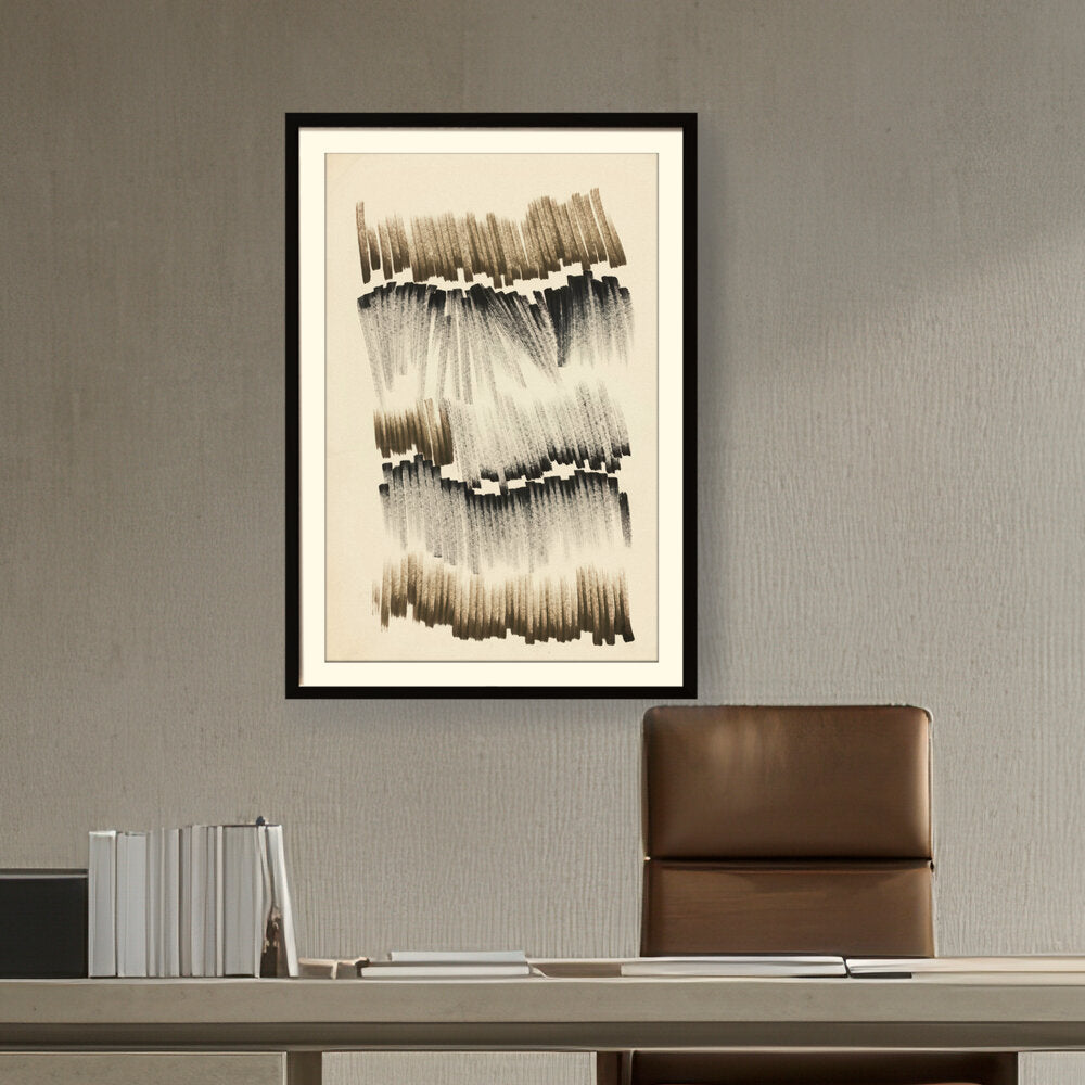 Picasoul - Artist - Ephemeral Strokes Painting - WALL MOUNT FRAME