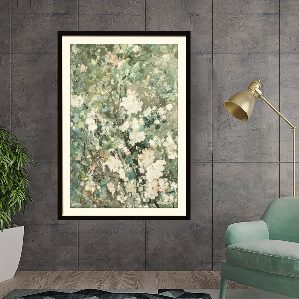 Picasoul - Artist - Flowering Apple Branch - WALL MOUNT FRAME