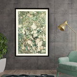 Picasoul - Artist - Flowering Apple Branch - WALL MOUNT FRAME