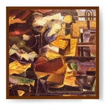 Abstract Geometric Planes - Framed Canvas