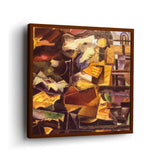 Abstract Geometric Planes - Framed Canvas