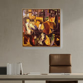 Picasoul - Artist - Abstract Geometric Planes - FLOATING FRAME