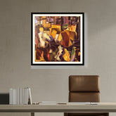 Picasoul - Artist - Abstract Geometric Planes - WALL MOUNT FRAME