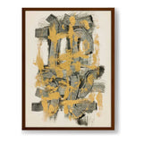 Abstract Motif - Framed Canvas